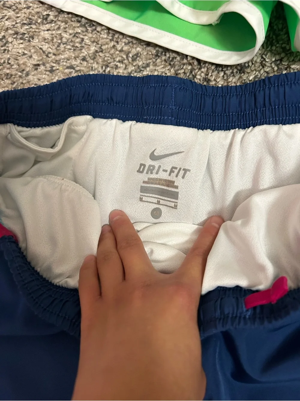 Nike Dri-FIT Girls Running Shorts Size Medium Set of 4